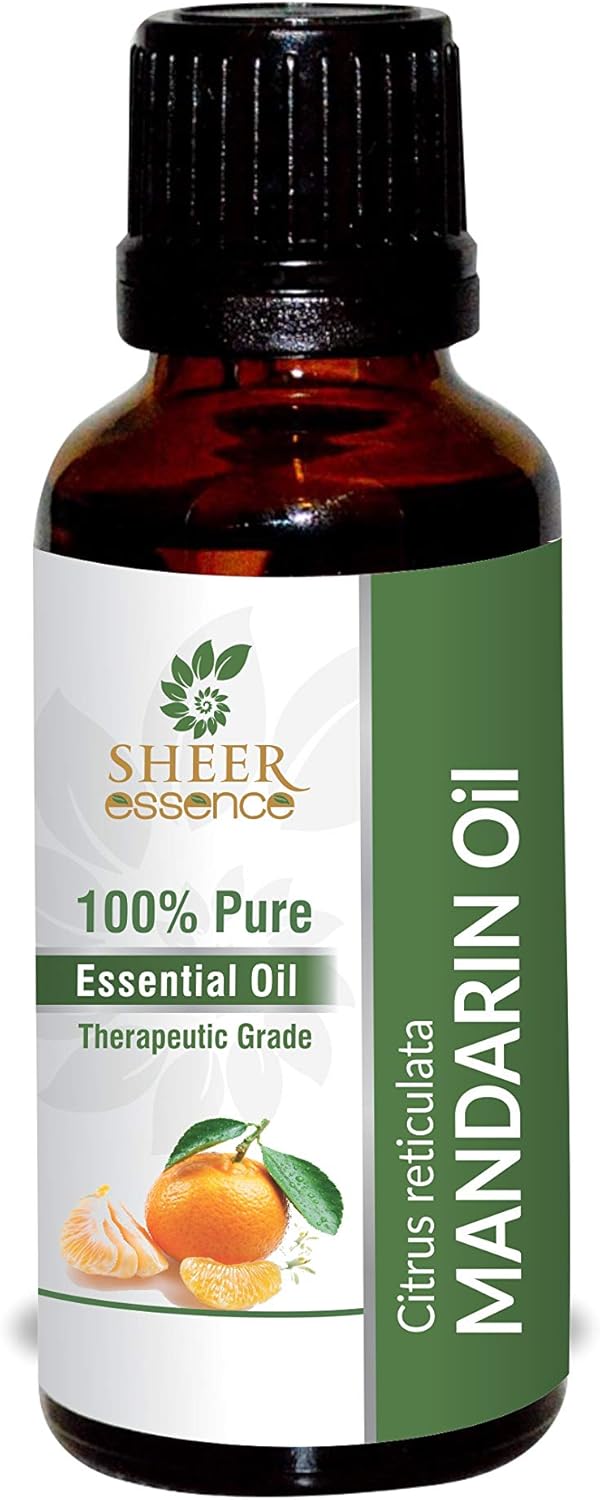 Mandarin Oil -(Citrus Reticulata)- Essential Oil 100% Pure Natural Undiluted Uncut Therapeutic Grade Oil 0.16 Fl.OZ