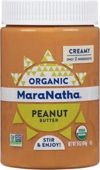 MaraNatha Organic Creamy Peanut Butter, 16 Ounce Jar