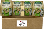All Natural Bruschette Bruschetta Vegan Cracker Bruschettini Chips 4 PACK (5oz, Sour Cream And Onion)