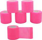 [6 Pack-2" x5Yards] MINGYUE Self Adhesive Bandage Wrap,Athletic Tape,Sports Tape,Wrist and Ankle Wrap Tape,Cohesive Bandage for Vet Tape(Pink)