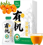 Hee Creek 100% Pure Sea Buckthorn Concentrate Juice 210ml/7.1oz Seabuckthorn Berry Pulp Puree Juice Raw Liquid Drink 有机沙棘原浆 沙棘果汁
