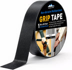 Rubber Grip Tape, 1 In x 20 Ft Non-Abrasive Grip tape for handles, Strong Adhesive Waterproof Heat Resistant Cushion grip, Comfortable in hands, perfect for handles, handlebars, or any slippery stuff