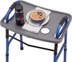 NOVA Walker Tray, Food Tray with 2 Cup Holders for Folding Walker, Fits on Most Folding Walkers, 1 Count (Pack of 1)