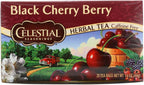 CELESTIAL SEASONINGS HERB TEA,BLK CHERRY BERRY, 20 BAG