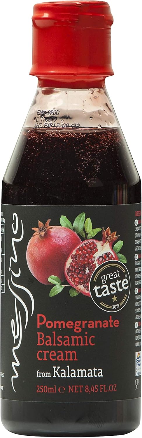 Messino Pomegranate Balsamic Vinegar Glaze imported from Greece, 250 ml