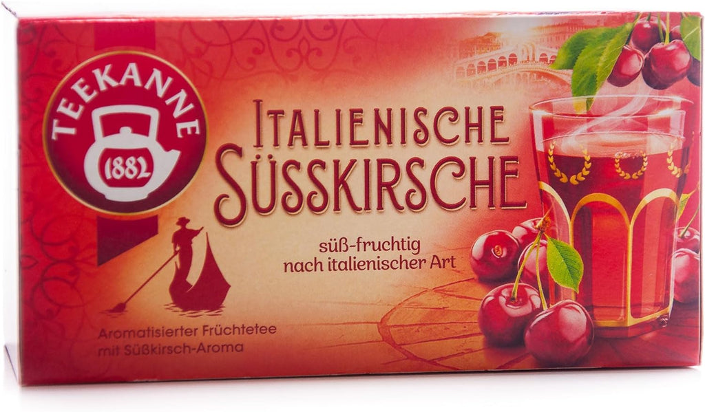 Teekanne Italian Sweet Cherry tea 20 tea bags/1ct. Made in Germany