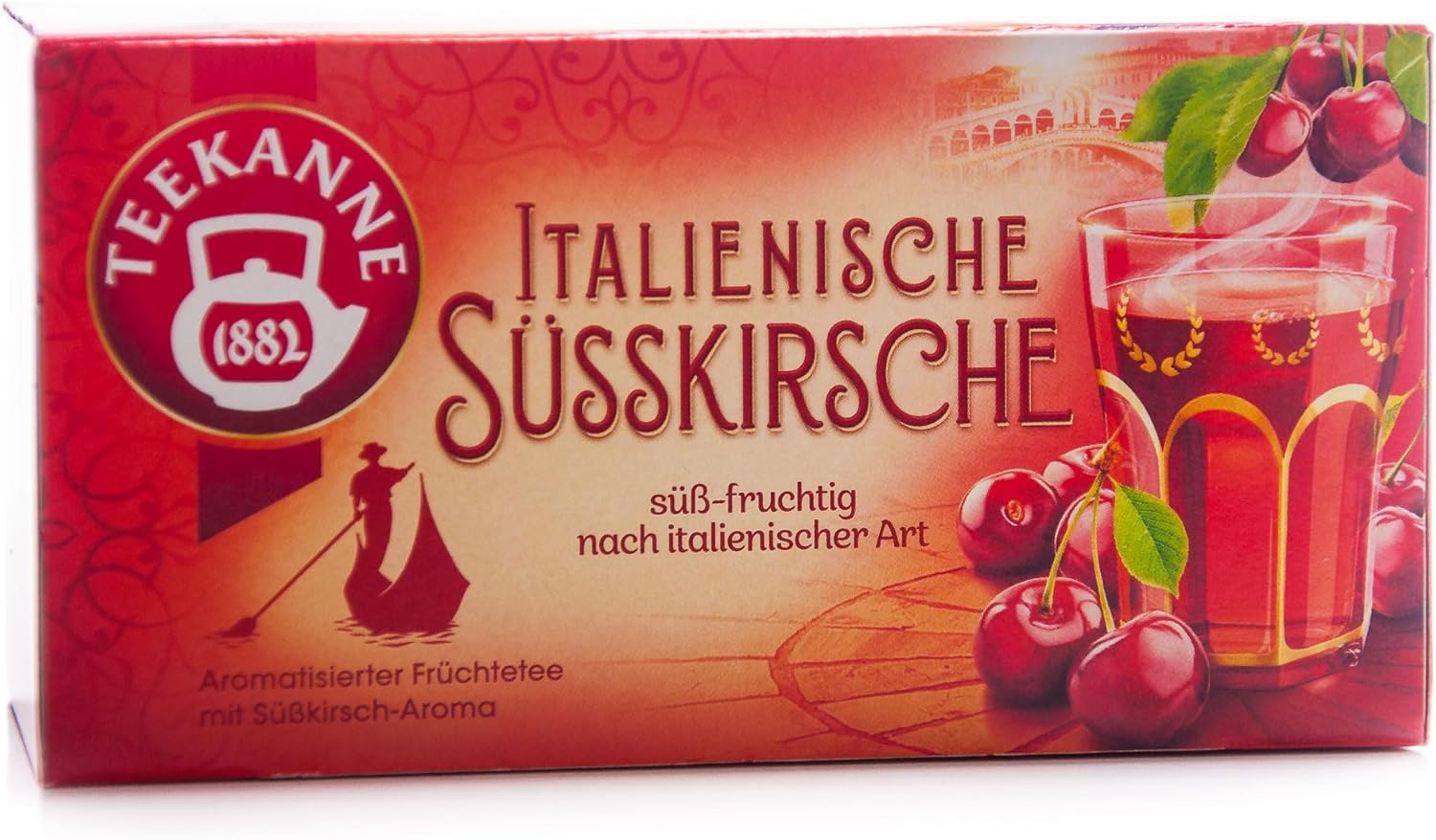 Teekanne Italian Sweet Cherry tea 20 tea bags/1ct. Made in Germany