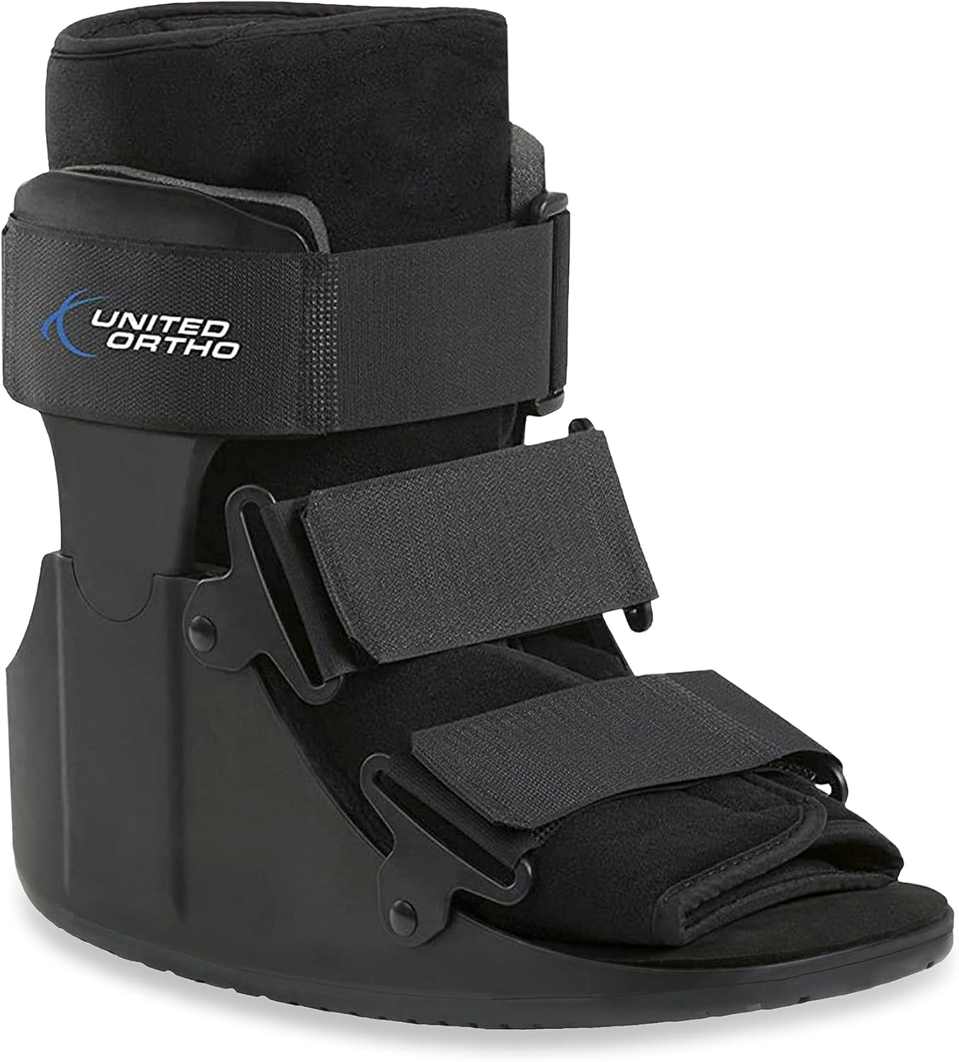 United Ortho USA14013 Short Cam Walker Fracture Boot, Small, Black