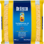 De Cecco Semolina Pasta, Tortiglioni No.23, 5 Pound (Pack of 4)