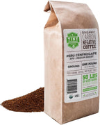 Tiny Footprint Coffee - Peru, Medium Roast, USDA Organic Ground Coffee, Fair Trade Certified - 16 Ounce