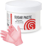 Sugaring Paste Package - 12oz Sugaring Paste for sensetive Skin and Set of Gloves (4 Pieces)