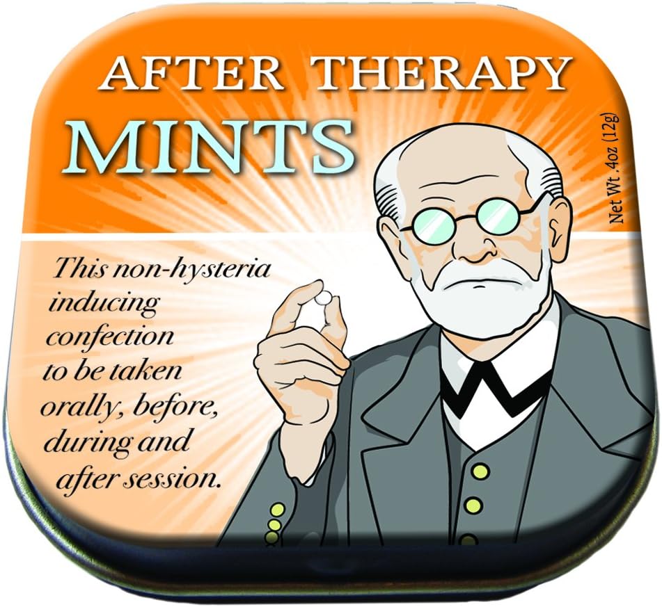 The Unemployed Philosophers Guild Freudian After Therapy Breath Mints - 1 Tin, Net Wt .4oz (12g)