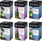 Stash Tea 6 Flavor The Earls Earl Grey Tea Assortment, 6 Boxes of 18 20 Tea Bags Each