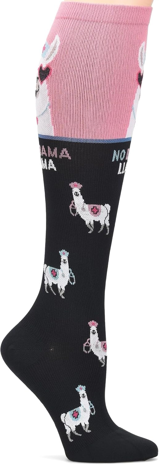 Nurse Mates Women's Calf Socks | 12-14 mmHg Compression | Superior Support & Comfort | 1 Pair