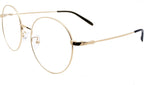Classic Round Photochromic Reading Glasses Mens Womens +2.00 Readers Gold Colour Metal Frames Eyewear