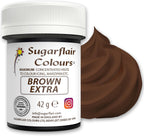 Sugarflair Paste Colours - Brown Extra (42g)