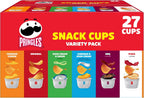 Pringles Potato Crisps Chips, Lunch Snacks, Snack Cups, Variety Pack, 19.5oz Box (27 Cups)