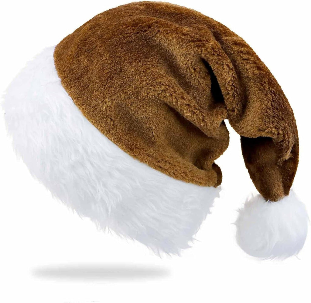 Santa Hat Xmas Holiday Hat for Adults Unisex Christmas Hats for Christmas Holiday Party Supplies