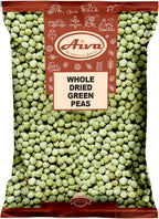 Aiva Dried Green Peas Whole (Marrowfat Peas, Vatana, Matar) 4 LB Bulk– Premium Whole Green Peas for Soups, Curries, and Stews