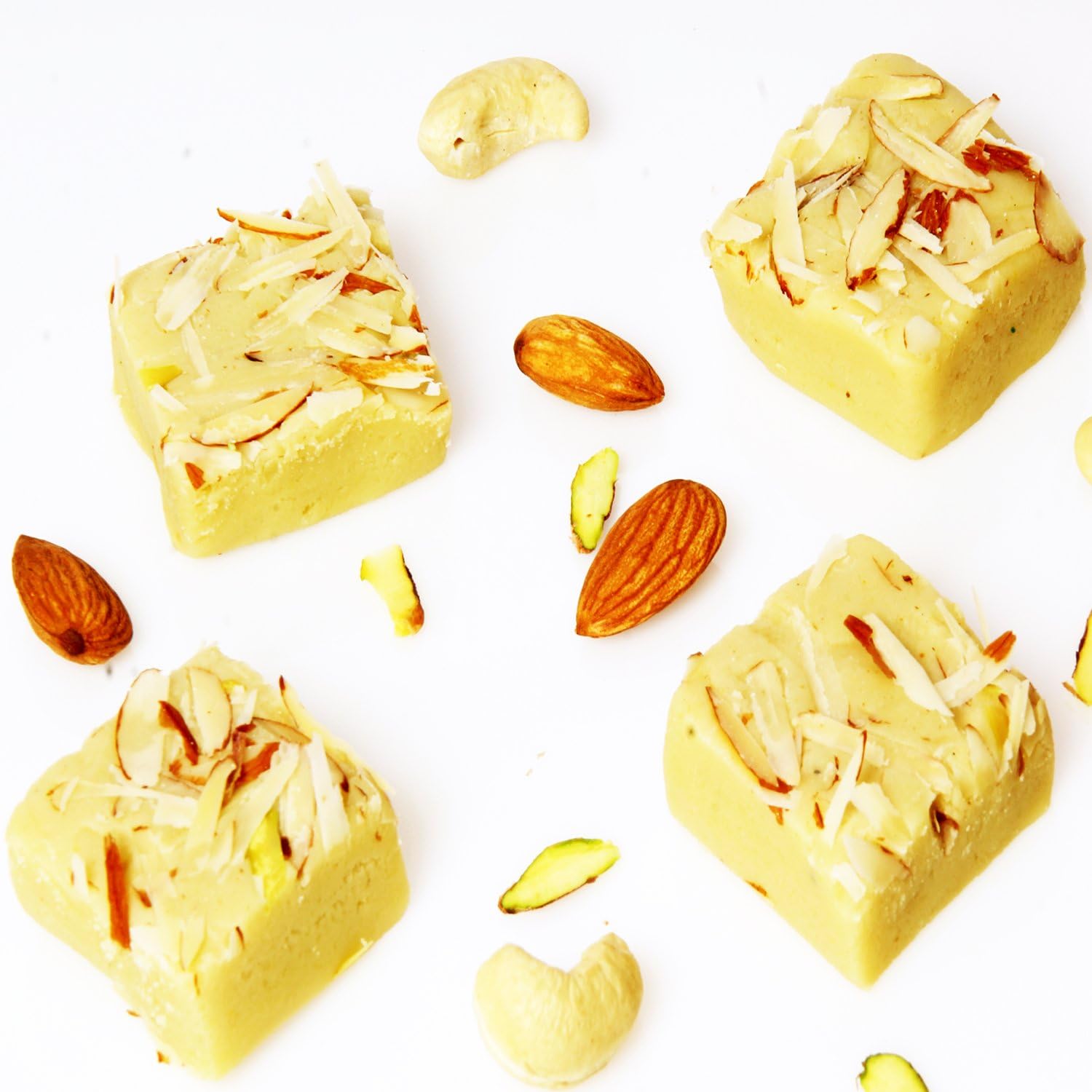 Ghasitaram Gifts Indian Sweets - Sugar Free Sweets - Mawa Barfi (400grms)