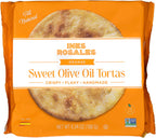 Ines Rosales Seville Orange Sweet Olive Oil Tortas (Pack of 2) (Tortas con Naranja Sevillana) 6.34 Oz (180 g) pack, contains six Fine Mediterranean Crisps (Tortas) individually wrapped