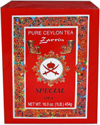 Zarrin - Pure Ceylon Tea OPA, Orange Pekoe A, 1LB (454g), Loose Leaf Tea