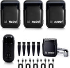 5 Pack Mini Electric Shaver Portable Travel Shavers Pocket Shaver USB-C Rechargeable Dry Shave Detachable Head Washable Double Head Razor Easy Cleaning Send to Parents Son Boyfriend