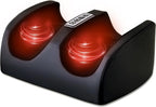 Foot Massager with Heat, Electric Foot and Calf Massager with Roller, Deep Tissue Massage for Plantar Fasciitis, Neuropathy & Pain Relief, Gifts for Women & Men(Black)