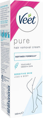 Veet Hair Removal Cream Sensitive Skin with Aloe Vera & Vitamin E (100ml)