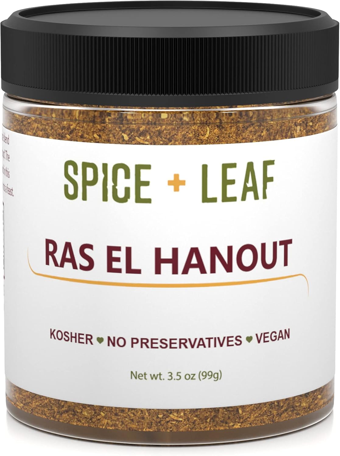 Ras El Hanout by Spice + Leaf - Premium Morrocan Spice Blend | Vegan, Kosher, Salt Free, and Preservative Free