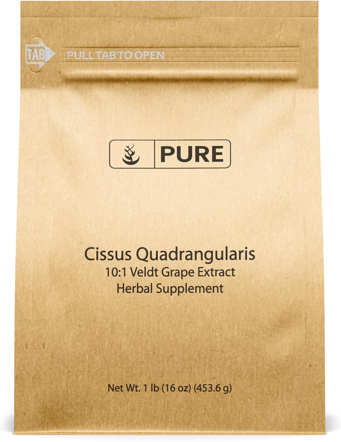 Pure Original Ingredients Cissus Quadrangularis (1lb) Traditional Herbal Supplement, Veldt Grape, Non-GMO, Lab-Verified