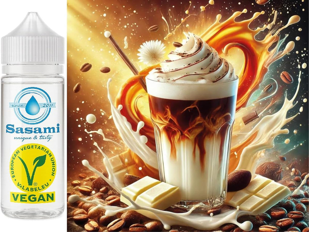Latte Macchiato - White Chocolate Aroma Concentrate - Vegan - Sasami - 10ml