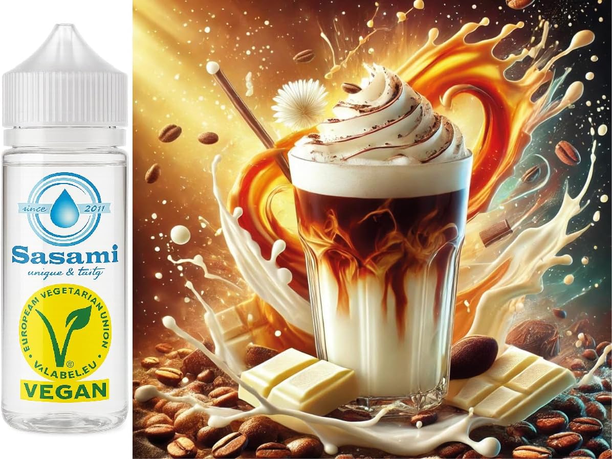 Latte Macchiato - White Chocolate Aroma Concentrate - Vegan - Sasami - 10ml
