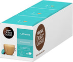 NESCAFÉ DOLCE GUSTO Flat White Coffee Pods, 16 Capsules (Pack of 3 - Total 48 Capsules, 48 Servings)