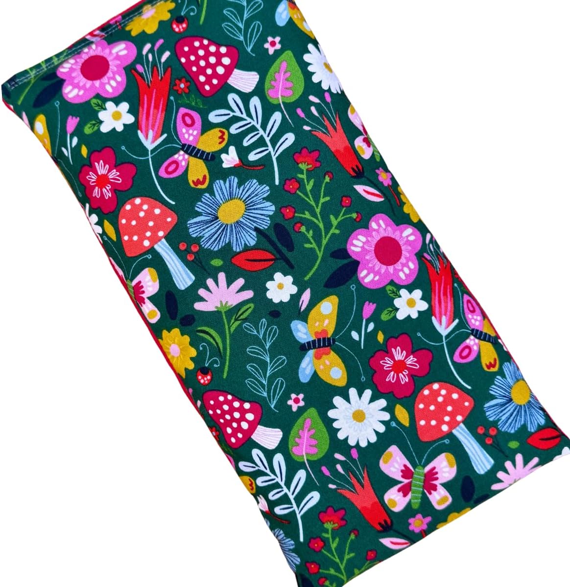 Microwavable Heating Pad, Microwave Hot Pack, Warm Compress - Ice Pack, Cooling Freezer Bag, Cold Compress - Filled with Flax Seed & Your Choice of Dried Herbs