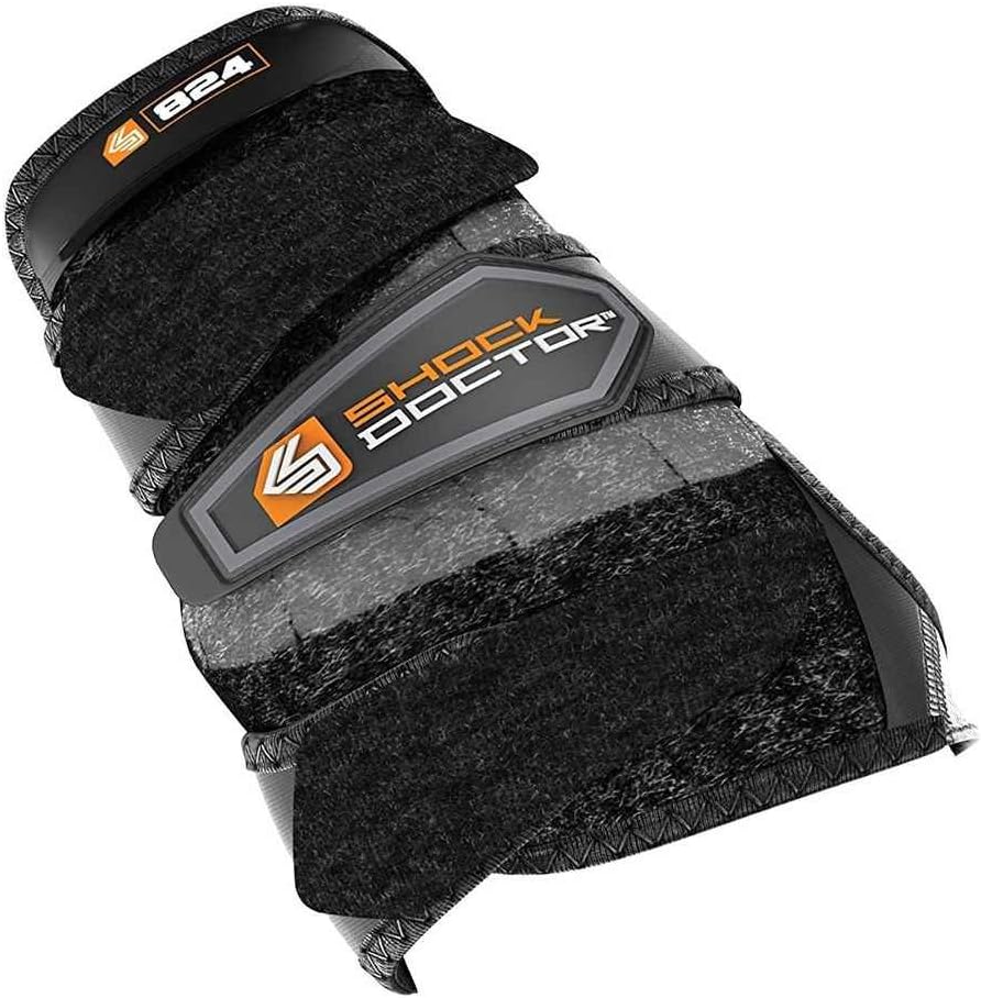 Shock Doctor Black Wrist 3-Strap Support (Left, Medium)