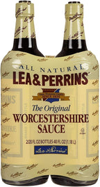 Al Amin Foods Lea & Perrins Worcestershire Sauce All Natural Kosher - Pack of 2 Bottles - 20oz Each ! - Pack of 2