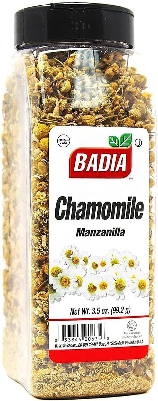 Badia Chamomile, 3.5 oz – Premium Dried Chamomile Flowers for Herbal Tea