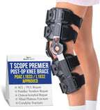 Brace Direct Breg T Scope Premier XL Post Op Knee Brace for ACL MCL PCL Surgery Adjustable ROM L1833 L1832 (Thighs Up to 35.5")
