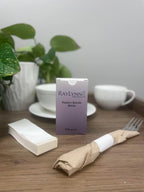 RayLynn Products, Pack of 500 White Premium Napkin Bands, Self-Adhesive 1.5" x 4.25"