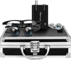 3.5 X 420mm Binocular Loupes Magnifier Glasses with LED Head Light+Aluminum Box Silver, Premium Optics Delivers Clear Imaging