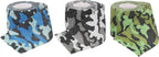 Cabilock 3pcs Elastic Camouflage Bandages Self Adhesive Non-Woven Sports Wrist and Knee Wraps for Hunting Outdoor Survival and Athletic Injury Protection