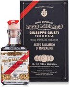 Giusti Premium Balsamic Vinegar of Modena IGP – 5 Gold Medals Italian Aceto Balsamico di Modena in a Luxurious Gift Box, Thick, Rich & Balanced Gourmet Condiment for Finishing – 8.45 fl oz (250 ml)