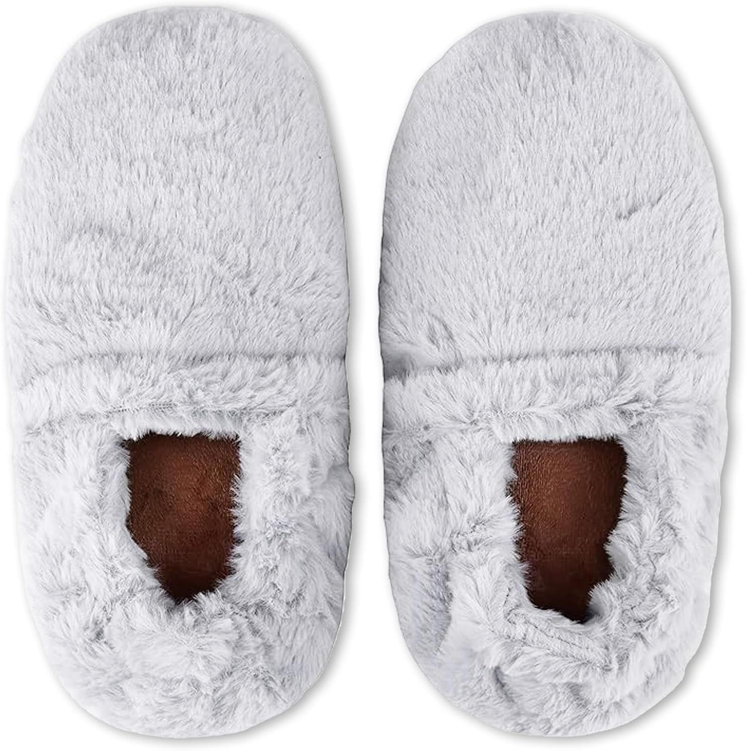 Leonns® Microwavable Slippers - Heated Booties for Women and Men | Heated Foot Warmers for Feet in Bed, Reusable & Cozy Foot Warmer for Bed | Soothing Warmth & Comfort for Cold Feet