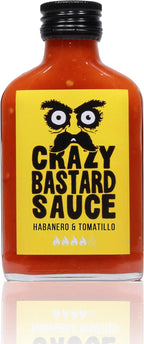 Crazy Bastard Habanero & Tomatillo Hot Sauce- 100ml