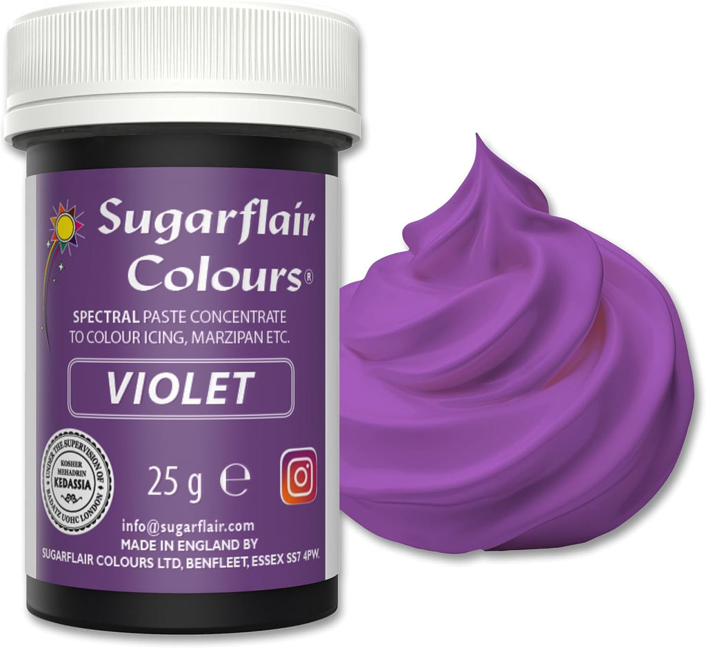 Violet - Sugarflair Colouring Paste - 25g