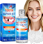 Tooth Repair Kit, Moldable False Teeth Beads, DIY Temporary Tooth Replacement Kit, Suitable for Missing, Broken and Chipped, Tooth Repair Beads Make You Smile Confidently-1PCS