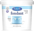 Satin Ice Fondant for Cake Decorating, Baby Blue (2 Pound)