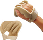Rolyan Sof-Foam Palm Shield for Left Hand, Finger Separators and Soft Foam Cushion for Hand Contracture Support, Non-Latex Hand Protector for Stroke Recovery, Elderly, or Surgery Aftercare