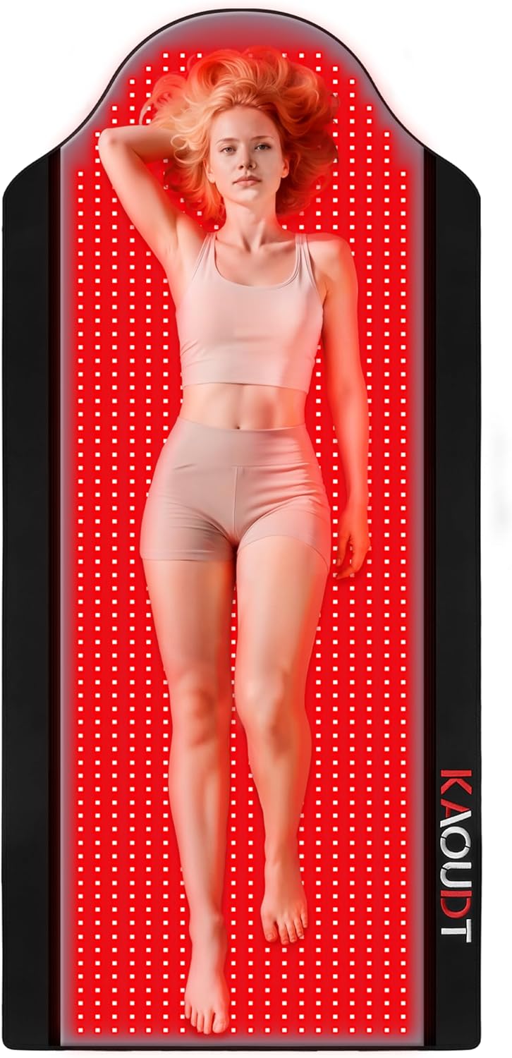 72"x33.3" Medical-Grade TPU Red Light Therapy Mat for Full Body Pain Relief, FSA&HSA Infrared Light Therapy Blanket for Home Use